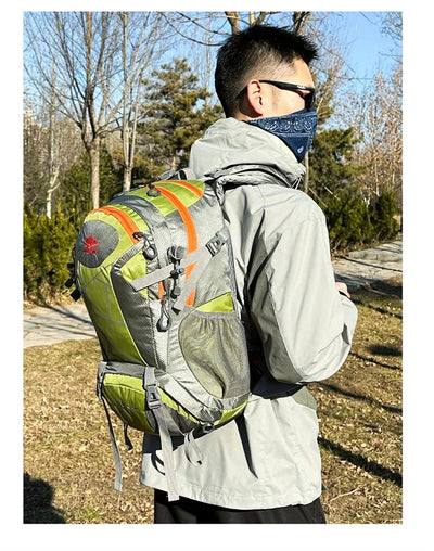 Mountain Backpacks Outdoor Solid Color Camping Bag Travel  Hiking Tactical Bags Breathable Waterproof Nylon Rainy Day Sport bag