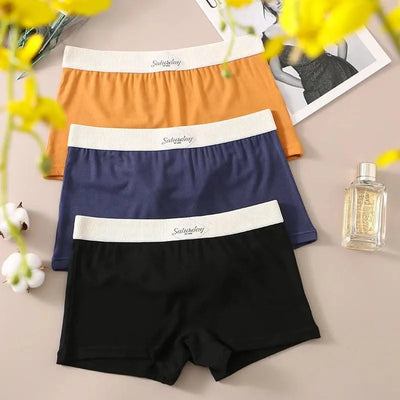 Women Boxers Underwear Mid-rise Ladies Safety Short Pants Female Seamless Underpants Breathable Boyshorts Sexy Panties Lingerie