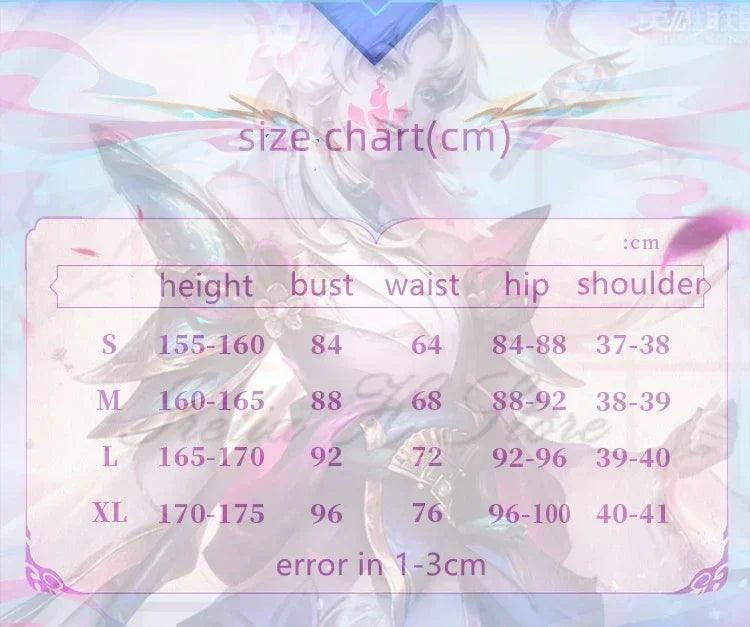 Irelia h lux lol spirit blossom cosplay costume for women game halloween party dress role cosplays