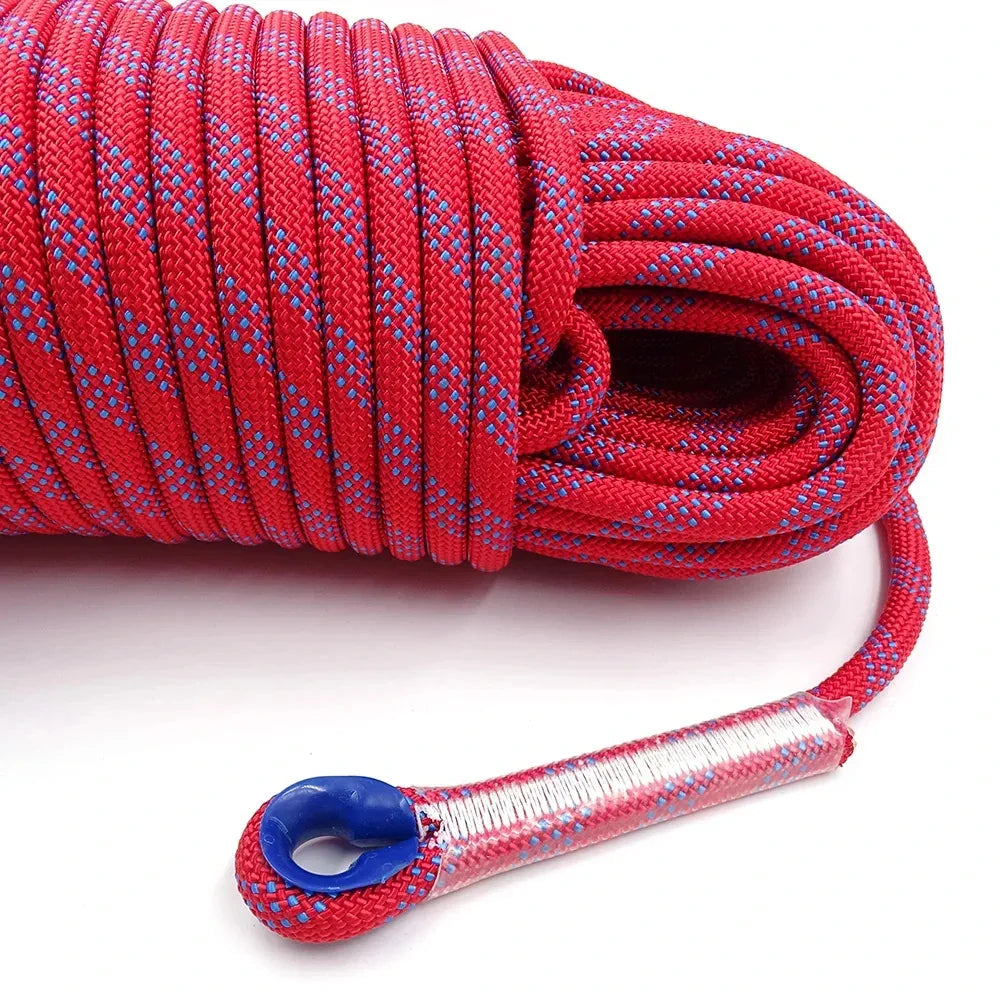 Thickened 10mm Safety Life Rope Climbing Rope Static Rock Mountaineering Rope Outdoor Survival Fire Escape Car Rescue