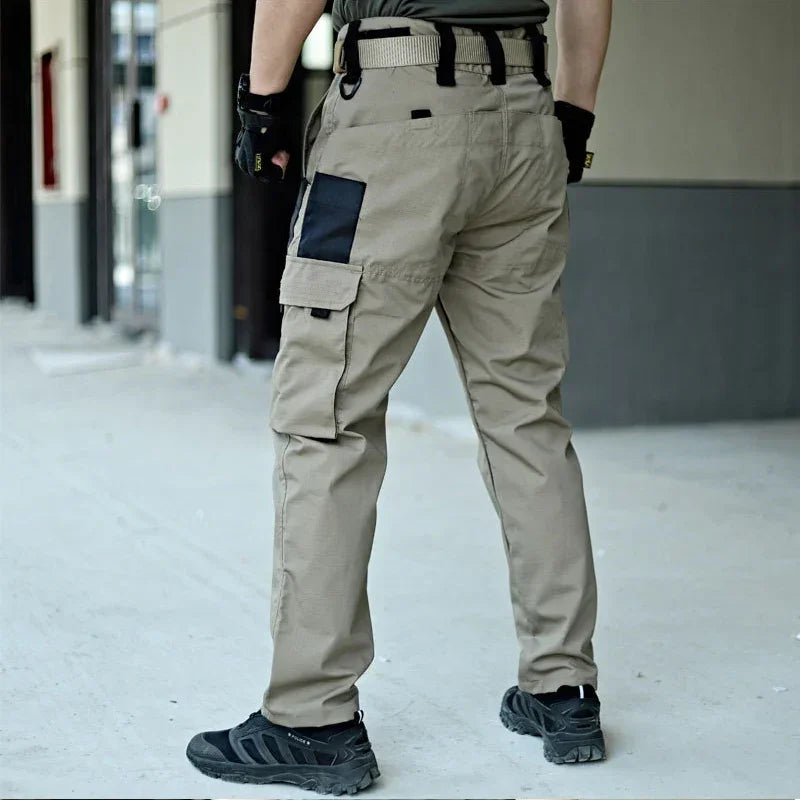 Tactical Cargo Pants Mens Multi Pocket Casual Trousers Waterproof Outdoor Cargo Pants Male Outwear Wear-resisting Trousers