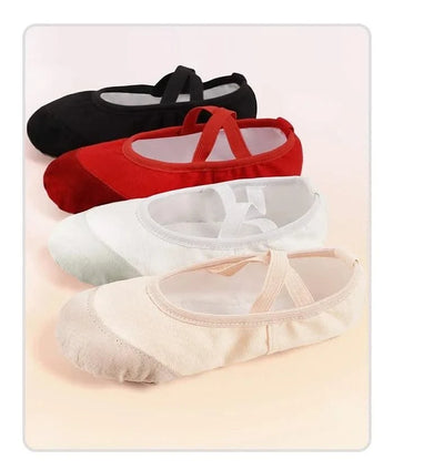 Children Girls Ballet Shoes Classical Dance Shoes Kids Boys Adult Ballet Slippers Indoor Yoga Gym Soft Sole Dance Practice Shoes