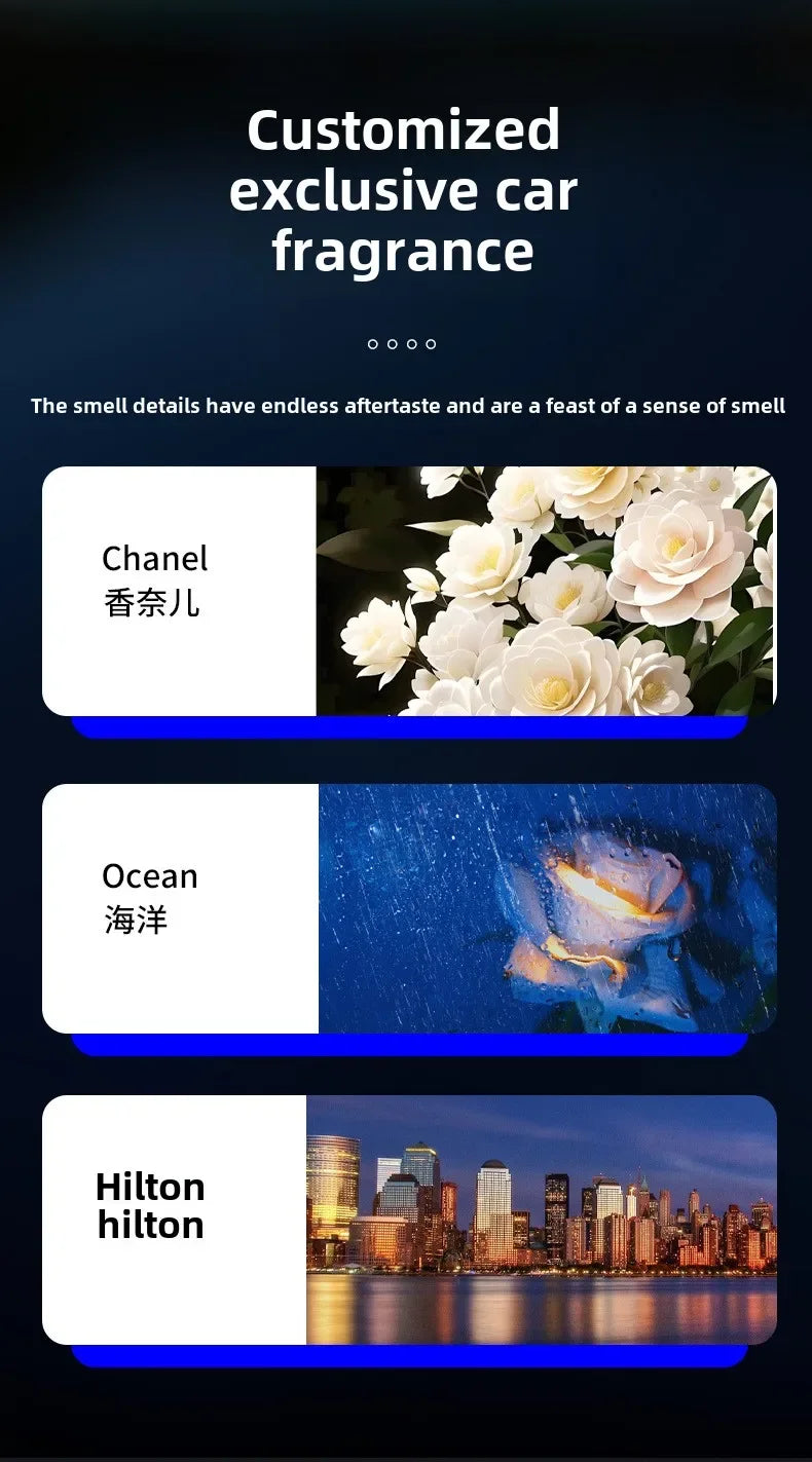 Intelligent Car Electric Air Diffuser Aroma Car Air Vent Humidifier Mist Aromatherapy Car Air Freshener For Removing Odors