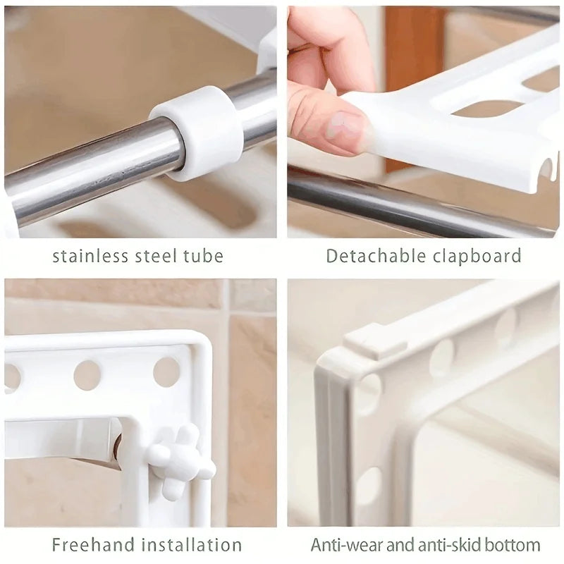 Cabinet Organizer Shelves, Stackable Kitchen Counter Shelves, Cabinet Organizer And Storage, Pantry Organizer