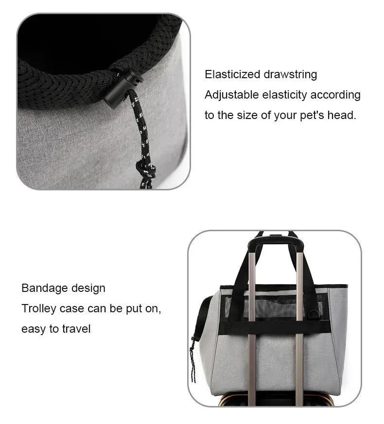 Pet Carrier Bag Kennel for Cat Small Dog Backpack Travel Car Seat Transport Moving Puppy  Women Animals Walking Box Accessories