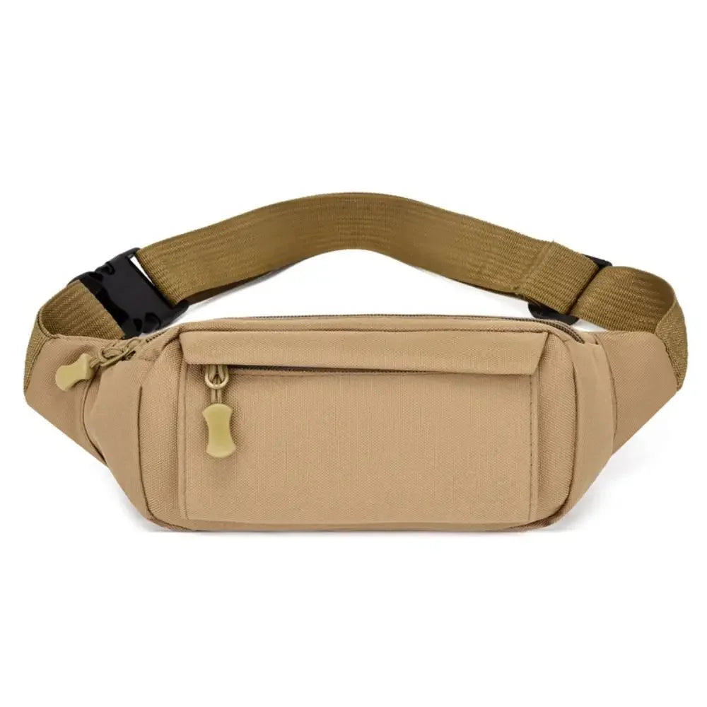 Banana Bag Waterproof Waist Pouch Oxford Cloth Wear Resistant Waist Bags Portable Large Capacity Shoulder Belt Bags Running