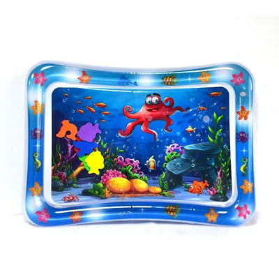Summer Inflatable Water Mat PVC Playmat Toddler Activity Play Center Water Mat for Babies Early Education Developing Summer Toy