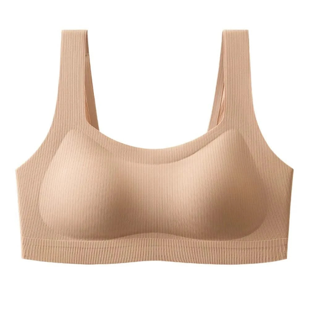 Comfortable Simple Wireless Bras Shockproof For Women