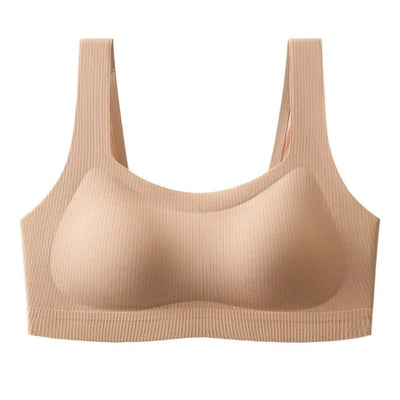 Comfortable Simple Wireless Bras Shockproof For Women