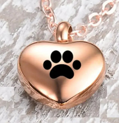 Engraved Heart Pets Paw Urn Necklace/Bracelet Heart Charms Memorial Ashes Urn Necklace/Bracelet Jewelry Makings keepsake Pendant