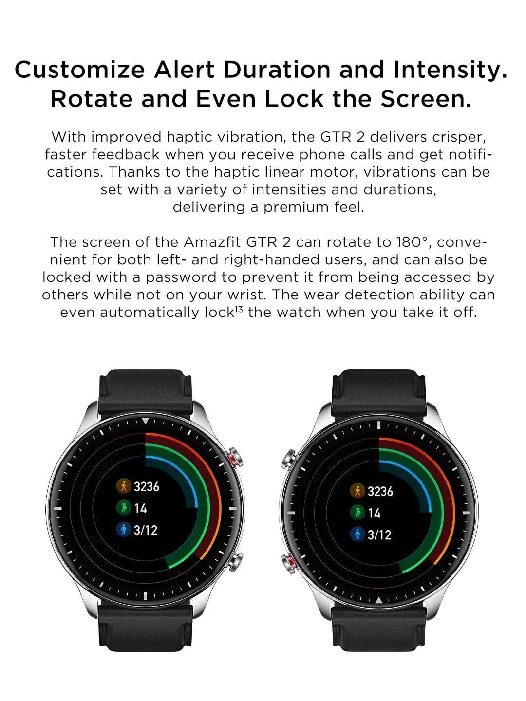 Amazfit GTR 2 Smartwatches No New Smart Watch For Men Waterproof 5ATM GPS 95New Exhibition SportsWatch Mens Refurbished Watch