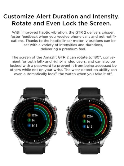 Amazfit GTR 2 Smartwatches No New Smart Watch For Men Waterproof 5ATM GPS 95New Exhibition SportsWatch Mens Refurbished Watch