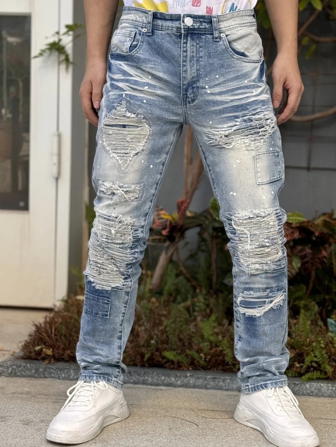 New Men's Denim Jeans for 2025  Breathable and Refreshing  Retro styled for Streetwear  Versatile and Suitable for All Occasions