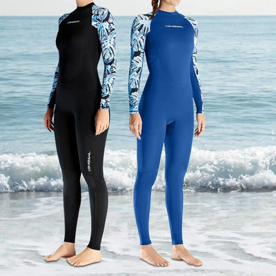 Woman Diver Diving Suit New Color stitching 3mm Neoprene Surf Diving Equipment Long Sleeve Quick Dry Swimsuit Women Swimwear