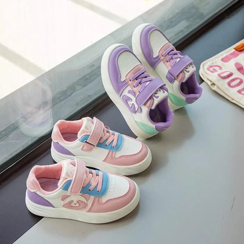 Kids' Sports Shoes Non-Slip Boys Girls Casual Shoes Sneakers Soft Sole 2025 New Children  Running Shoes Cute  Panda Comfortable