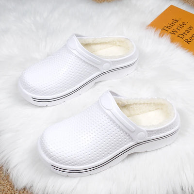 Men Slippers Winter Plush Warm Furry Slipper Couples Shoes Indoor Home Cotton Shoes Casual Flip-flops Slides Women's Slippers