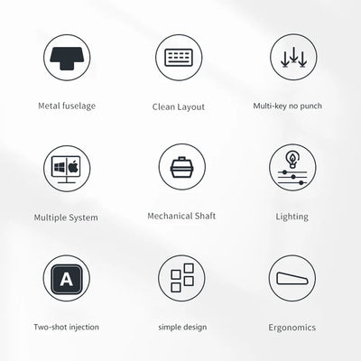 Backlit Gaming Mechanical Keyboard Gamer Mechanic Kit RGB PC USB Wired Keypad Keybord Ergonomic Computer Key Board Mini Teclado