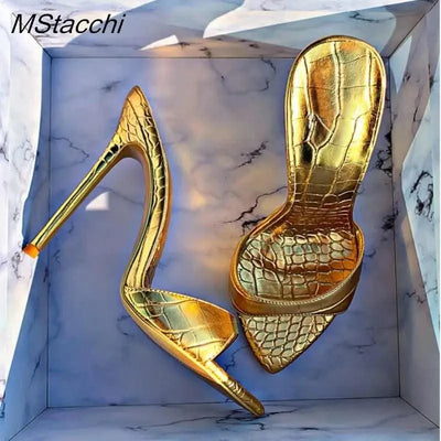 Laser Dazzling Colour, Pencil-High Heel Shoes For Women | Slippers | Summer Sandals |  Sandals | Shoes