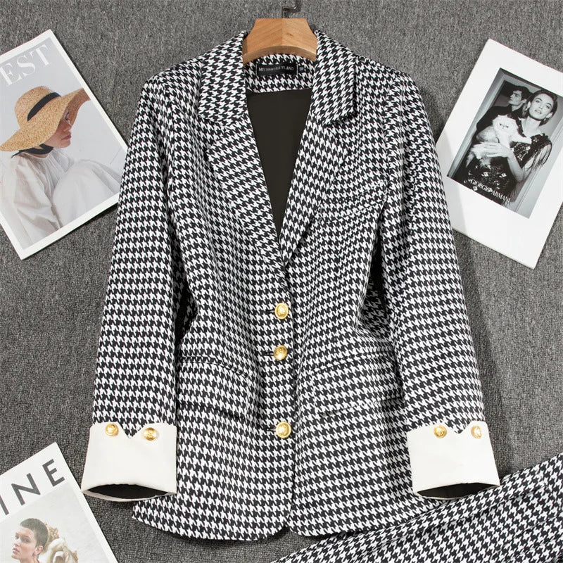 autumn long sleeve blazers outwears women 2025 fashion casual office lady jackets coats elegant
