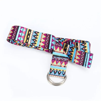 Multi-Colors Women Yoga Stretching Belt Fitness Men And Women Sports Accessories Resistance Hip Elastic Band