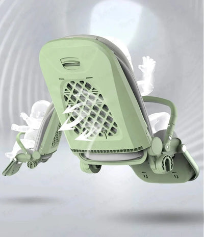 Portable High-view Baby Stroller Two-way Portable Baby Stroller Foldable Children's Four-wheel Baby Stroller 0-3 Years Old