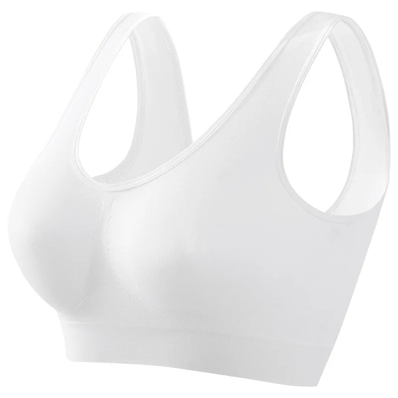 Women's S-5XL Seamless Bra Push-Up Sports Bra