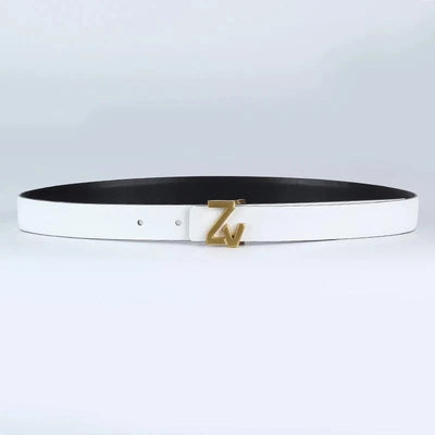 Designer Reversible Leather Width 25mm Waist Belt Women| Lady |Girl | Chic Dress Party Belt for jeans