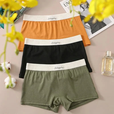 Women Boxers Underwear Mid-rise Ladies Safety Short Pants Female Seamless Underpants Breathable Boyshorts Sexy Panties Lingerie
