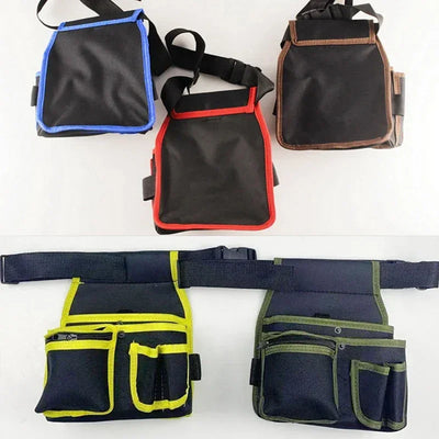 Multifunctional Tool Storage Bag Pouch Belt Electrician Toolkit Drill Waist Bag Wrench Screwdriver Hardware Tool Bags Organizer