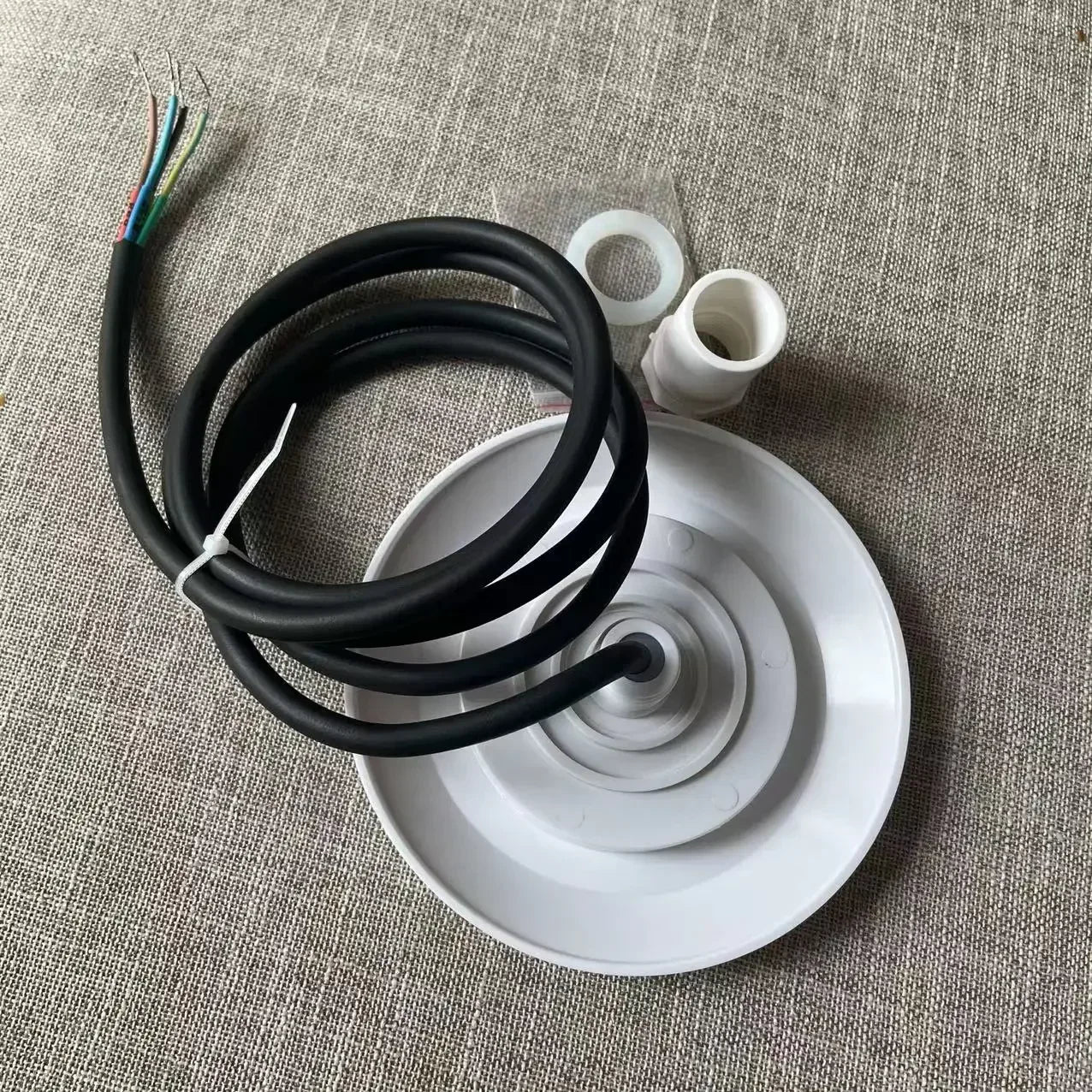 LED Submersible Swimming Pool Lights 12W Multiple Color Resin Filling Underwater Spotlight DC12V Warm White Blue Cold White