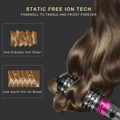 One Step Professional Hot Air Hair Dryer Brush Multifunctional Hairdryer Portable Electric Hair Straightener Blowdryer Brush
