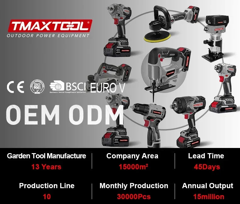 Power Tools 3 Speed Adjustable 21V 3/4 Inch 1200N.m Brushless Cordless Electric Torque Heavy du Impact Wrench