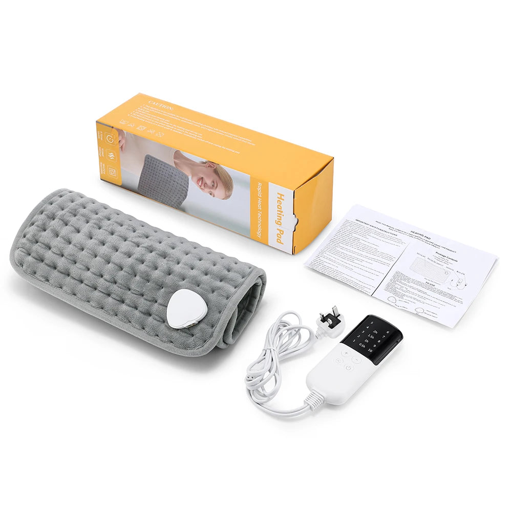 Electric Heating Pad for Back and Leg 9 Heat Levels Temperature Control Hot Compress Fast Heating Mat Pet Warming Mat Home Use