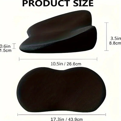 Car Seat Cushion, 2 in 1 Memory Foam Seat Pad for Sciatica and Lower Back Pain Relief, Seat Cushion for Car Seat Driver