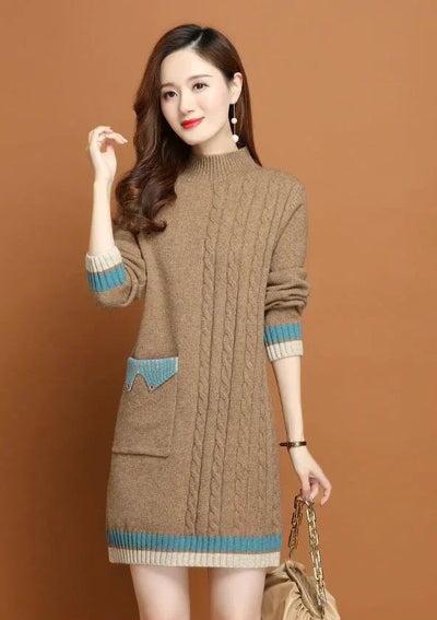 Woman Knitted Dress Bodycon Crochet Dresses for Women Cheap Casual Thic X Elegant Luxury Long Sleeve Aesthetic Sensual Sexy Xxl