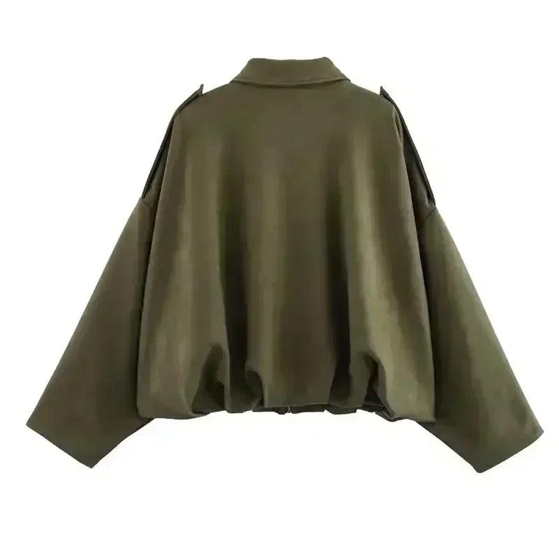 Women’s jackets spring chic elegant outerwear loose warm coat youth fashion