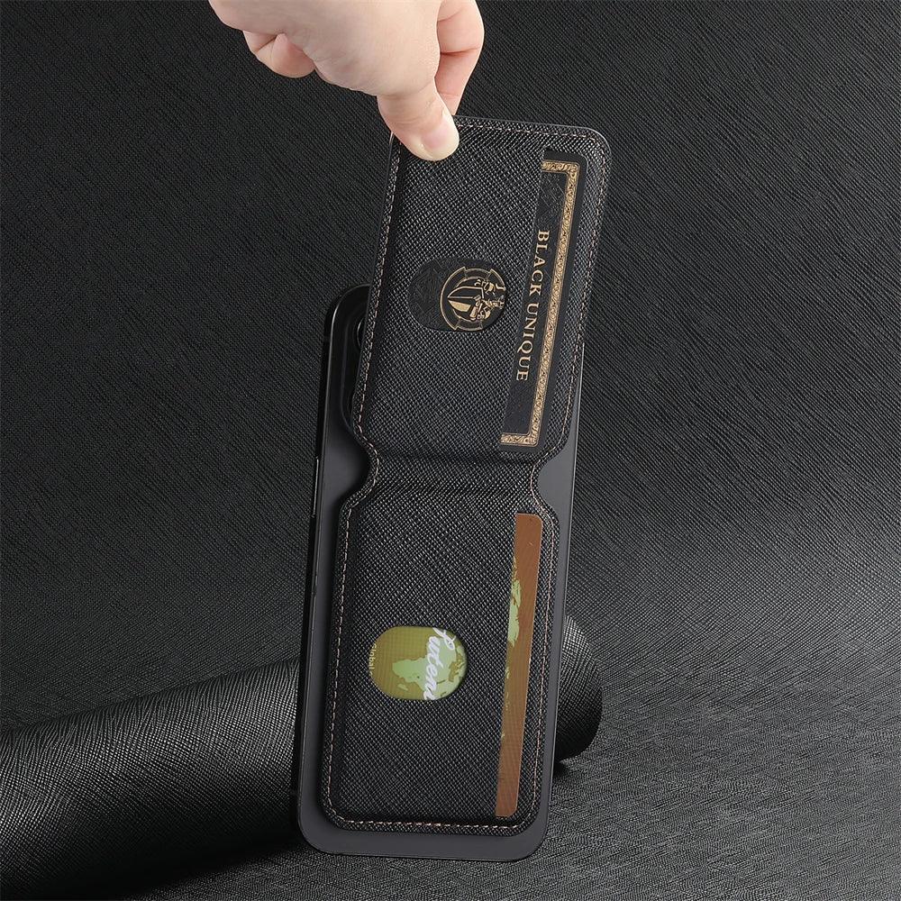 Wallet Phone Case For iPhone 17 17Air 12 13 14 15 Plus 16 Pro Max Card Holder Leather Magnetic Pocket For Magsafe Wallet Cover
