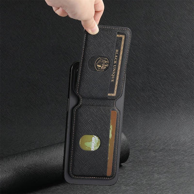 Wallet Phone Case For iPhone 17 17Air 12 13 14 15 Plus 16 Pro Max Card Holder Leather Magnetic Pocket For Magsafe Wallet Cover