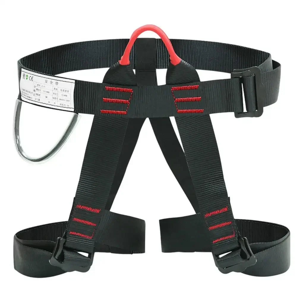 Outdoor Harness Sports Rock Climbing Half-Body Safety Protection Equipment Waist Support Aerial Survival Mountain Tools