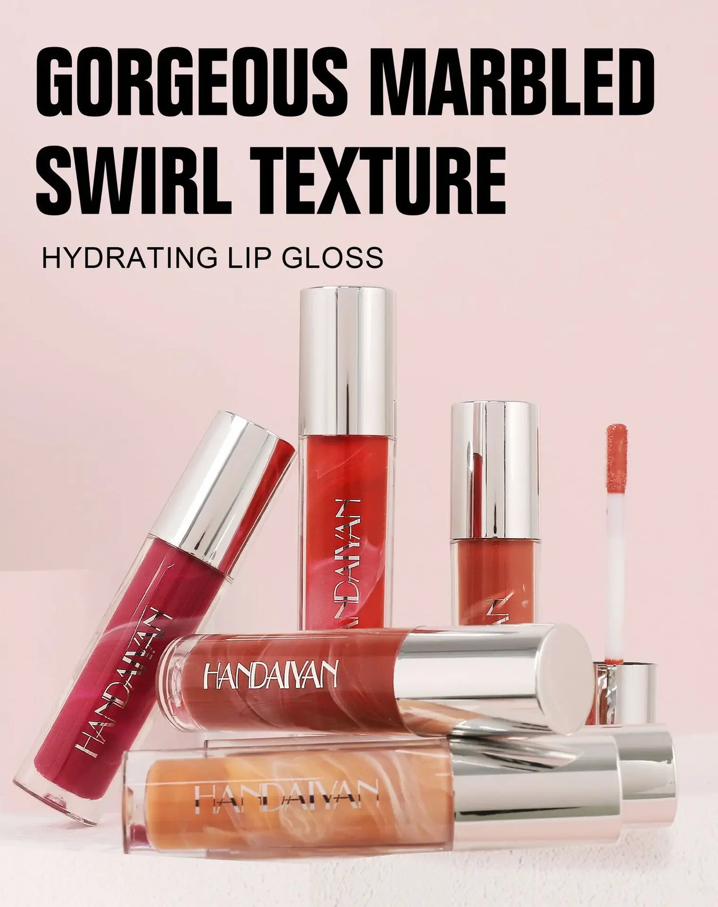 Long Lasting Lip Gloss Vitamin E Infused Plumping Glaze Hydrating Nude Color Liquid Balm Glossy Makeup Shine