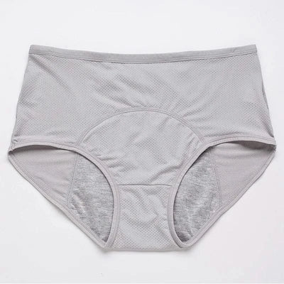 Leak Proof Menstrual Panties for Women, L-8XL Plus Size Cotton Underwear with Waterproof and Breathable Design for Periods