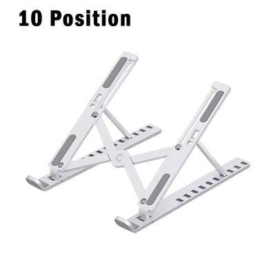 Foldable Laptop Stand 10 Position Adjustable Portable Notebook Support Base Holder ABS Laptop Holder For Laptop Accessories