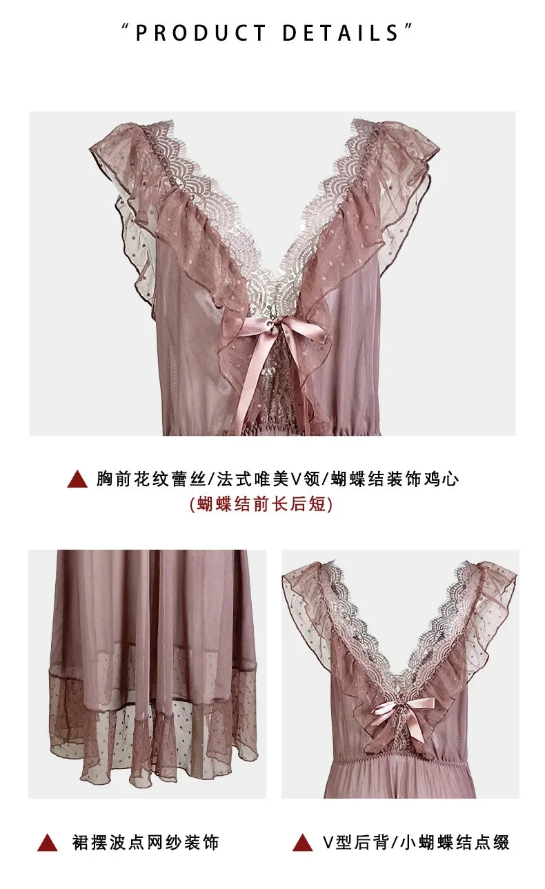 Women's Sexy Lingerie Nightgown Sleepwear