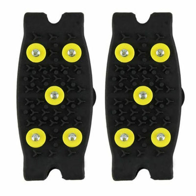 5-Stud Climbing Crampons Anti Slip Mountaineering Cleats Unisex Snow Claw Shoe Covers Walking Hiking Accessories