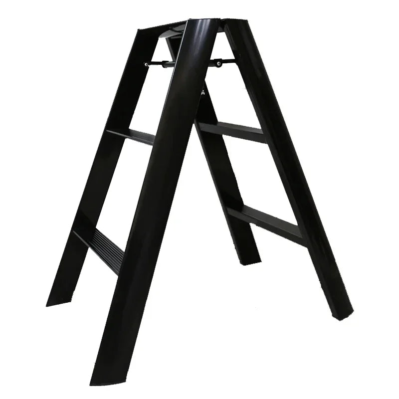 Folding Aluminium Ladders Scaffolding Stool Foldable House Ladder Portable 3 Step Stairs Climbing Multifunction Home Furniture
