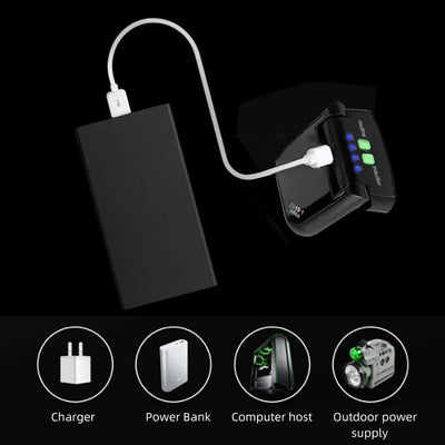 Mini LED Headlamp Clip On Cap Hat Light Head Torch Fishing Camping Lamp USB Rechargeable Head Lamp Portable Lighting Headlight
