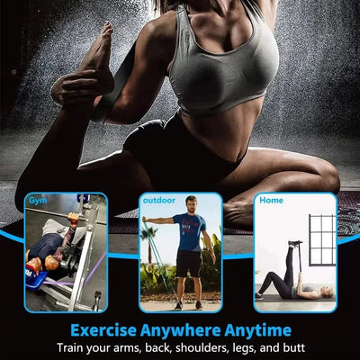 Fitness Resistance Band Pull-up Resistance Band Strength Training Elastic Rope Yoga Stretching Auxiliary Pull Band Fitness Tool