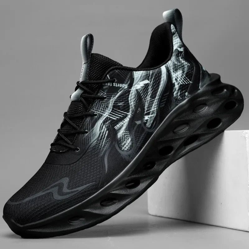 Mens Athletic Shoes Lightweight Breathable Running Sneakers Comfortable Trainers Non Slip Walking Shoes Men Sports Footwear
