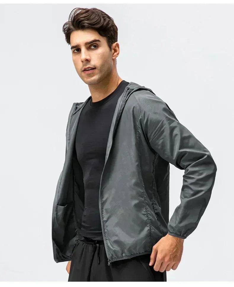 Spring windbreaker jackets for men women coat sun protection quick dry waterproof rain jacket