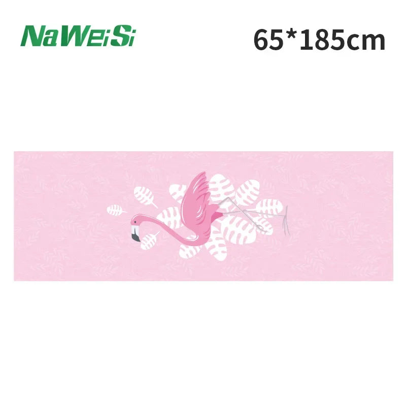 Yoga Mat Towel double-side Velvet Yoga Fitness Isolation Mat non-slip Folding Portable Sports Mat Towel Beach Quick Dry Towel